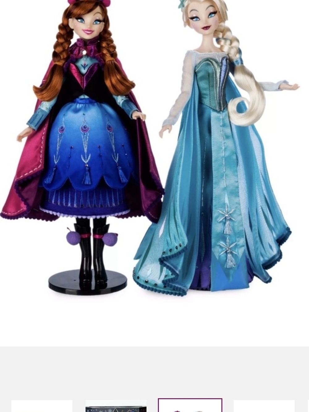 Disney Anna & Elsa Limited Edition Collector Doll Set By Brittney Lee NIB